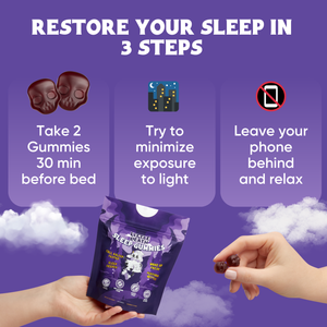 Delicious Natural Sleep Gummies For Deep & Restful Sleep