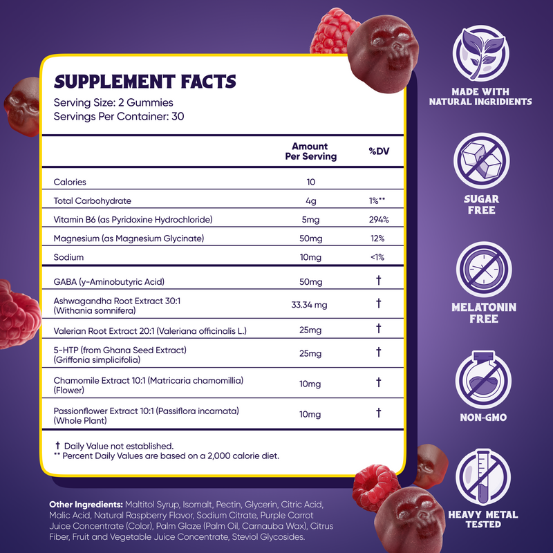 Delicious Natural Sleep Gummies For Deep & Restful Sleep